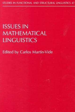 Tapa de Issues in Mathematical Linguistics