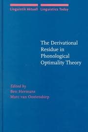 Tapa de The derivational residue in phonological optimality theory