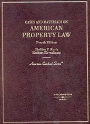 Tapa de Cases and materials on American property law
