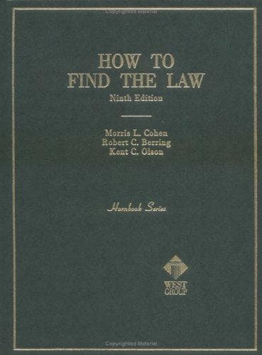 Tapa de How to find the law