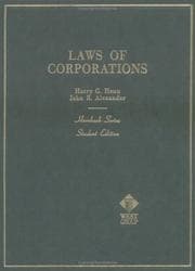 Tapa de Laws of corporations and other business enterprises