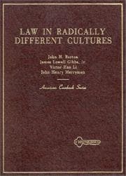 Tapa de Barton, Gibbs, Li, and Merryman's Law in Radically Different Cultures (American Casebook Series)