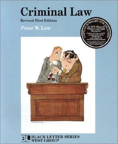 Tapa de Criminal law
