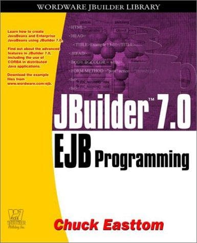 Tapa de JBuilder 7.0 EJB Programming