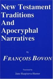 Tapa de New Testament traditions and apocryphal narratives