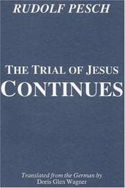 Tapa de The trial of Jesus continues
