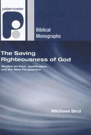 Tapa de The Saving Righteousness of God