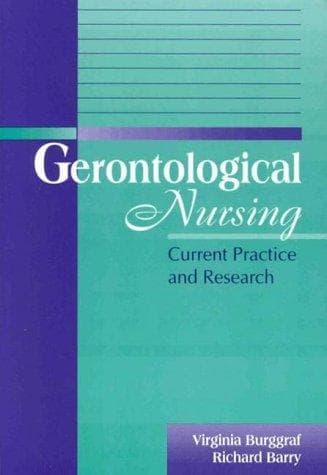 Tapa de Gerontological nursing
