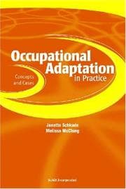 Tapa de Occupational adaptation in practice
