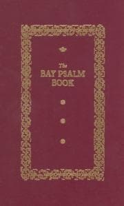 Tapa de Bay Psalm Book