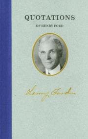 Tapa de Quotations of Henry Ford