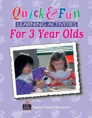Tapa de Quick and fun learning activities for three-year-olds