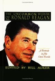 Tapa de The uncommon wisdom of Ronald Reagan