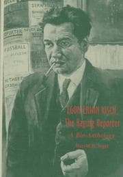 Tapa de Egon Erwin Kisch, the raging reporter