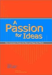 Tapa de A passion for ideas