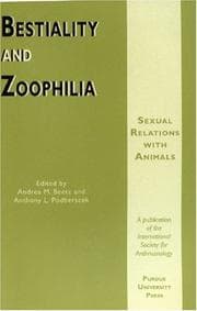 Tapa de Bestiality and zoophilia