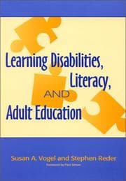 Tapa de Learning disabilities, literacy, and adult education