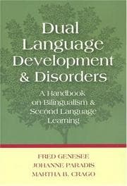 Tapa de Dual language development and disorders