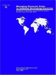 Tapa de Managing Financial Risks in Indebted Developing Countries