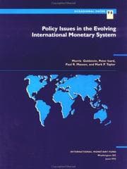 Tapa de Policy Issues in the Evolving International Monetary System