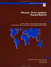 Tapa de Albania, from Isolation Toward Reform