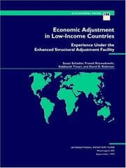 Tapa de Economic adjustment in low-income countries