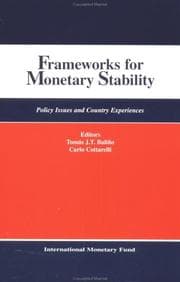 Tapa de Frameworks for Monetary Stability: Policy Issues and Country Experiences