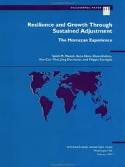 Tapa de Resilience and growth through sustained adjustment