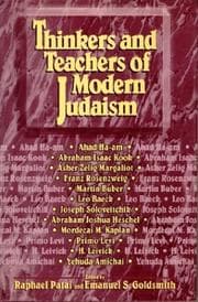 Tapa de Thinkers and teachers of modern Judaism