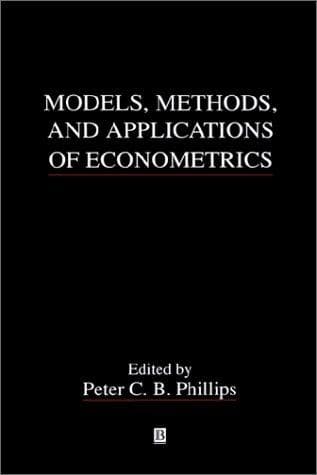 Tapa de Models, Methods, and Applications of Econometrics