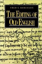 Tapa de The editing of Old English