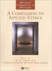 Tapa de A Companion to Applied Ethics