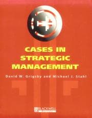 Tapa de Cases in strategic management