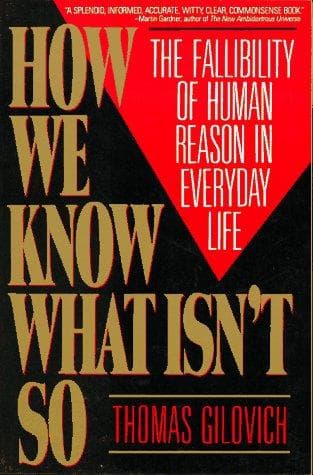 Tapa de How we know what isn't so