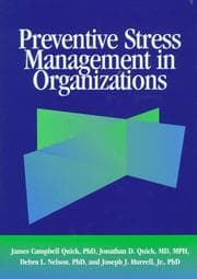 Tapa de Preventive stress management in organizations