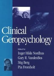 Tapa de Clinical geropsychology
