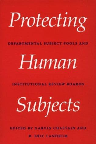 Tapa de Protecting human subjects