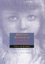 Tapa de Mandated reporting of suspected child abuse