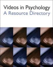 Tapa de Videos in psychology
