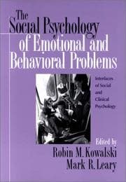 Tapa de Social Psychology of Emotional Problems