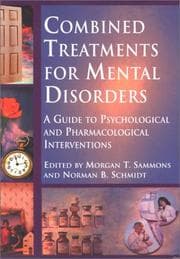 Tapa de Combined treatments for mental disorders