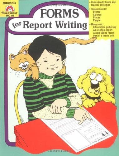 Tapa de Forms for Report Writing (Write It Writing Series)