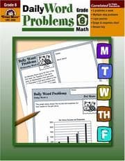 Tapa de Daily Word Problems, Grade 6