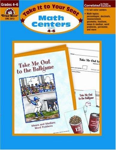 Tapa de Math Centers Take It to Your Seat