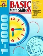 Tapa de Basic Math Skills, Grade 2