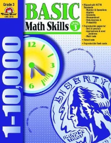 Tapa de Basic Math Skills, Grade 3