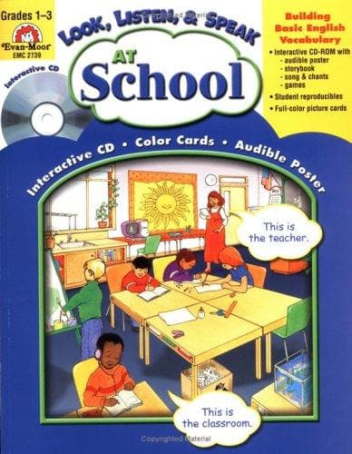 Tapa de At School (Look, Listen, & Speak)