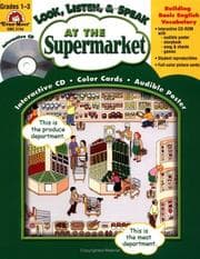 Tapa de At the Supermarket (Look, Listen, & Speak)