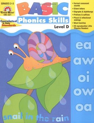 Tapa de Basic Phonics Skills Level D