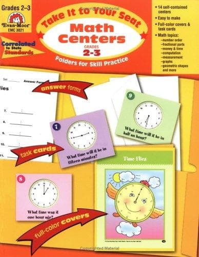 Tapa de Math Centers, Grades 2-3